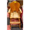 Image 1 : VINTAGE WOODEN HIGH CHAIR