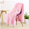 Image 1 : NEW QUEEN SIZE PINK FLUFFY BLANKET +2 PILLOW CASES