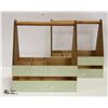 Image 1 : LOT OF 2 NEW WOODEN GARDEN TOOL BOXES