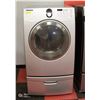 Image 1 : SAMSUNG STAINLESS DRYER WITH PEDESTAL