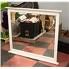 Image 1 : WHITE FRAMED MIRROR