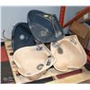 Image 1 : LOT OF 5 HAIR WASHING SINKS, ONE IS MISSING DRAIN