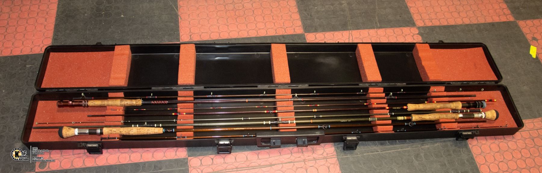 High Tech Rod LOCKABLE FENWICK HI-TECH ROD CASE WITH 4 RODS