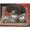 Image 1 : BOX OF ASSORTED SIZE GRINDING WHEELS