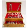 Image 1 : SILVERWARE SET IN WOODEN CASE
