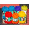 Image 1 : 7 ASSORTED 128G SKEINS YARN