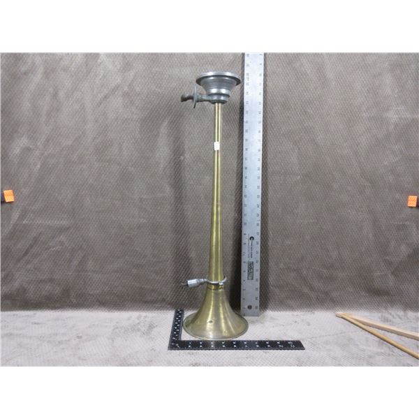 Vintage 24" Brass Air Horn - Grover Products Co.