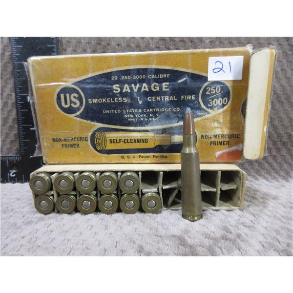 Collector Ammo - .250/3000 US Savage SP