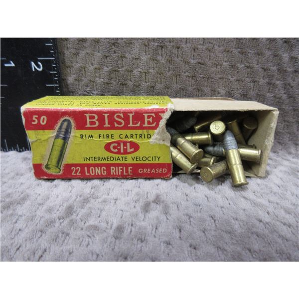 Collector Ammo - 22LR CIL Bisley - Open box of 26