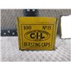 Image 3 : CIL No. 8 Blasting Caps - Empty Collector Tin