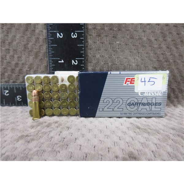 22LR 40gr HV Copper Plated Federal Classic Cartridges