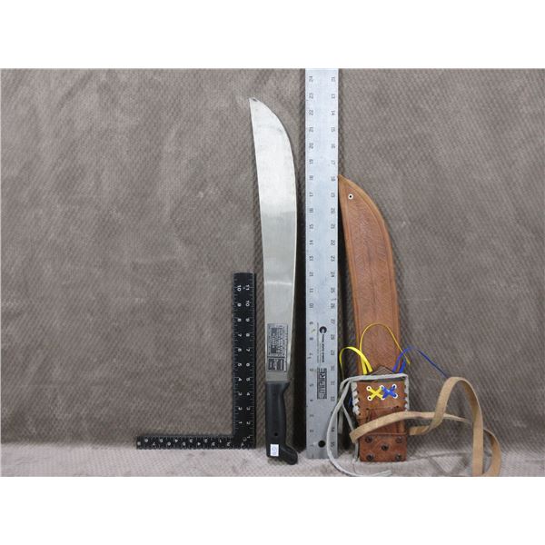 Corneta No. 127 Machete with Sheath - Made in El Salvador