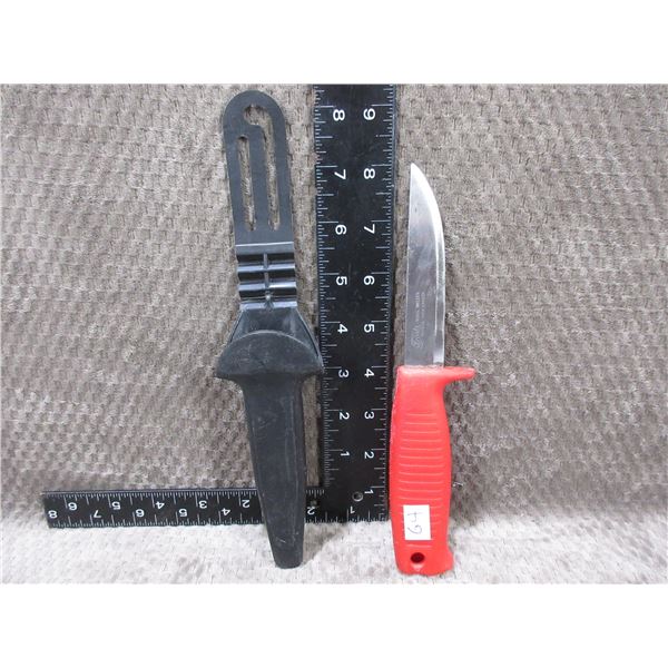 Fixed Blade Hunting Knife with Sheath - Frosts