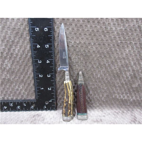 Fixed Blade Knife - Othello Stag Handle with Sheath