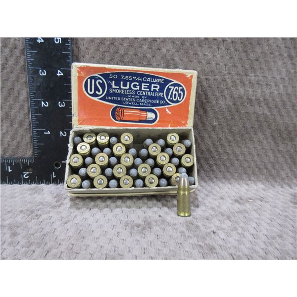 Collector Ammo - 7.65mm Cal. Luger CF US Cartridge Co.