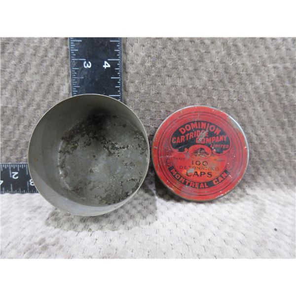 Empty Collector Tin - Dominion Cartridge Co. 100 Detonating