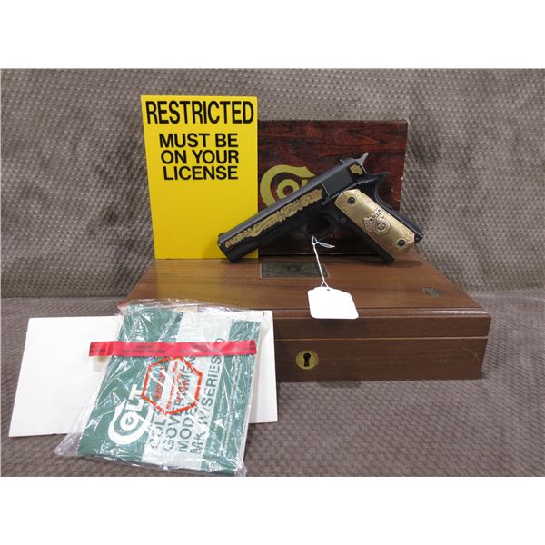 Restricted - Alberta Diamond Jubilee Colt  MK IV Series 70 Gov't Model in 45 Auto