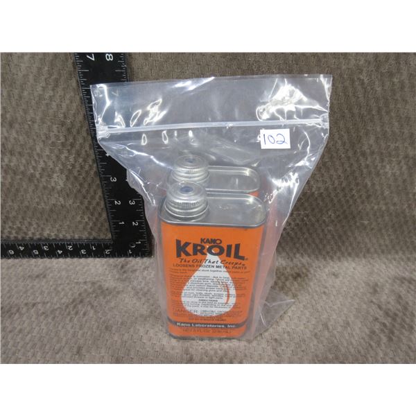 2 Tins Kano Kroil - The Oil That Creeps - Unopened Full