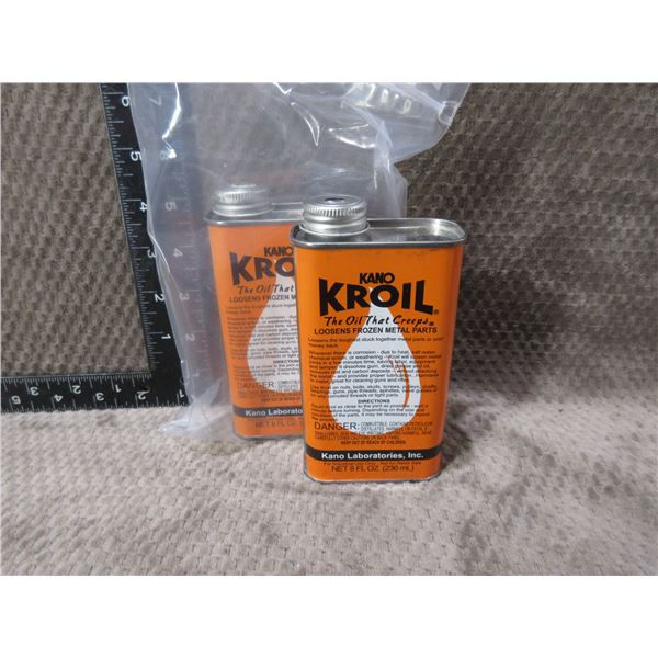2 Tins Kano Kroil - The Oil That Creeps - Unopened Full