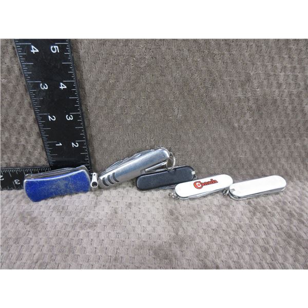 5 Keychain Folding Pocket Knives