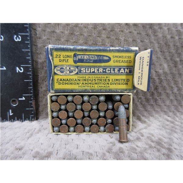 Collector Ammo - 22LR RF CIL Super-Clean Cartridges