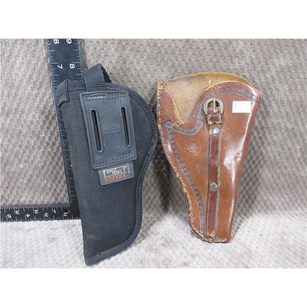 2 Holsters - 1 Uncle Mike's Sidekick Size 2 & 1 Leather