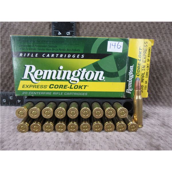 308 Marlin Express 150gr SP Rem. Core-Lokt - Box of 20