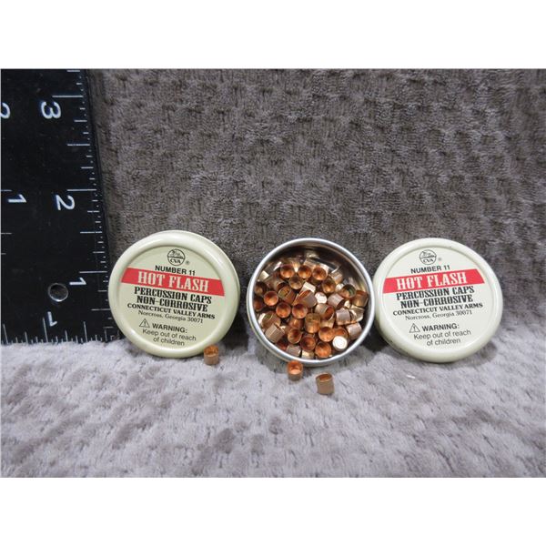 2 Tins CVA Hot Flash Percussion Caps Number 11