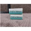 Image 2 : 7.62 X 39mm CF Military Cartridges - 2 Boxes of 20