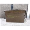 Image 1 : Metal Ammo Can - 11" x 5 1/2" x 7" High