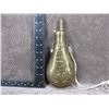 Image 2 : Vintage Brass Black Powder Flask - US Military - Peace