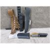 Image 2 : 5 Sheaths - 2 with Sharpening Stones