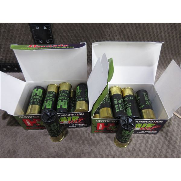 12 Ga. 2 3/4 00 Z-Shot Hornady - 2 Boxes of 10