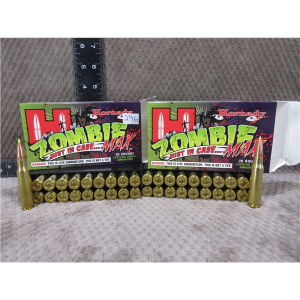 308 Win. 168gr Zombie-Max Hornady Cartridges