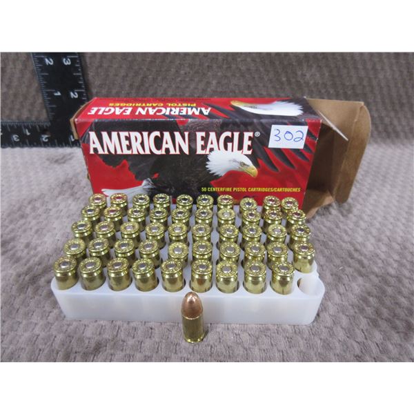 9mm Luger 115gr FMJ Federal American Eagle