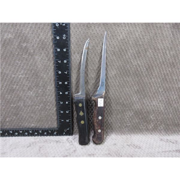 2 Fish Fillet Knives - Victorinox & Friedr. Herder Abr. Sohn