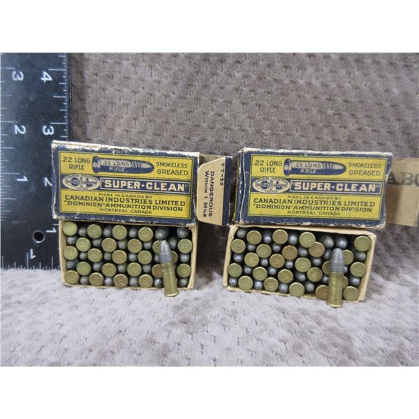 Collector Ammo - 22LR CIL Super-Clean - 2 Boxes of 50