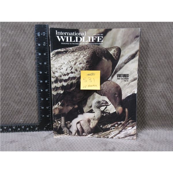 Lot of 15 - 1980's International Wildlife Magazines