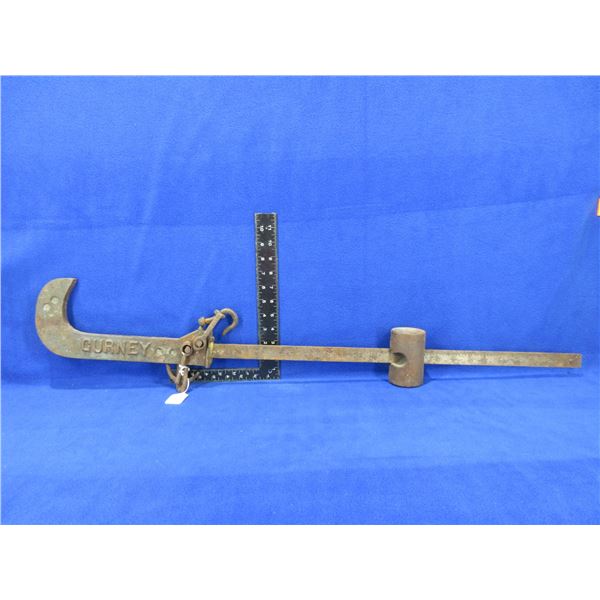 Vintage Gurney 100 lb Trade Scale