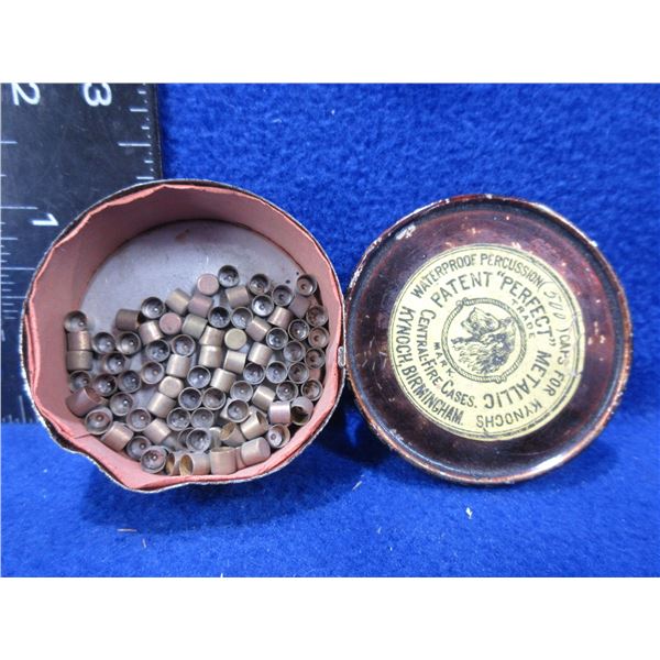 Collector Ammo - Kynoch Percussion Caps Tin - 1/4 Full