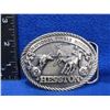 Image 1 : Belt Buckle - 1980 Hesston National Finals Rodeo