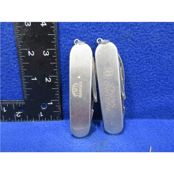 2 - Folding Pocket or Key Chain Multi-Tool Knives