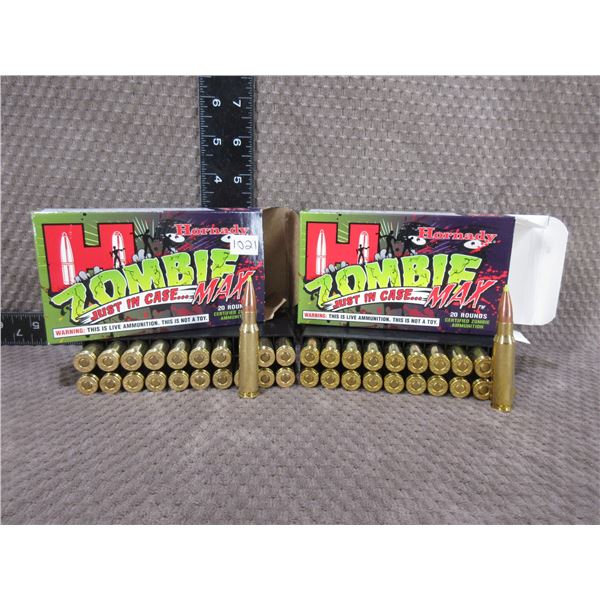 308 Win. 168gr Zombie-Max Hornady Cartridges