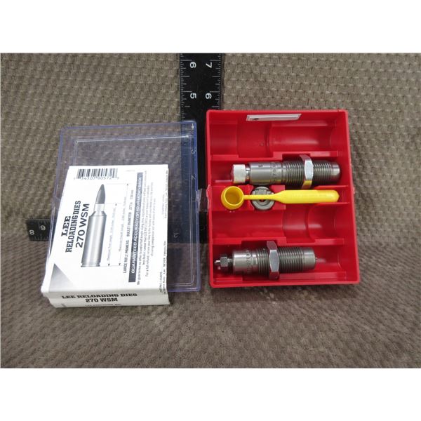 270 WSM Lee 2 Die Reloading Set with Shell Holder