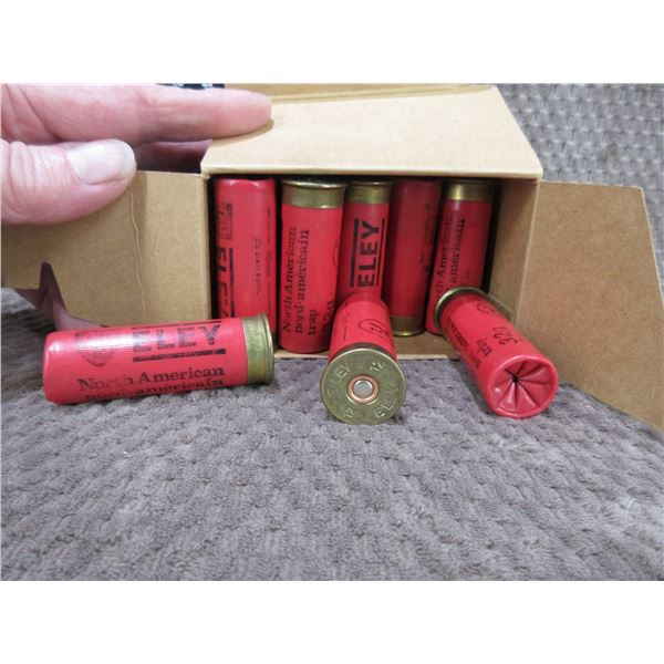 12 Ga. 2 3/4 7 1/2 Shot Eley Reloads  - Box of 25