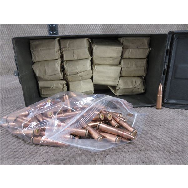 7.62 x 39 SKS Cartridges - Approx 647 With Ammo Can