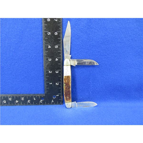 Folding Pocket Knife - 3 Blade - Bushman 351-3-S