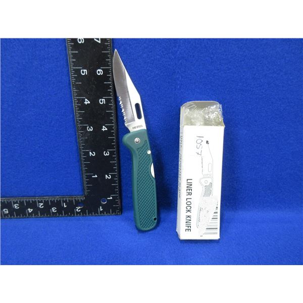 Locking Blade Folding Knife - Liner Lock - 440 Steel