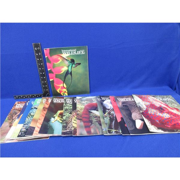 Lot of 17 - 1990's International Wildlife Magazines