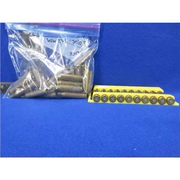 243 Winchester Brass - 40 Total